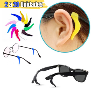 Kit 2/4/6/8/10/20 Un Suporte Antiderrapante Silicone Óculos Sol Grau Acessório Preto Transparentes em Oferta na Shopee