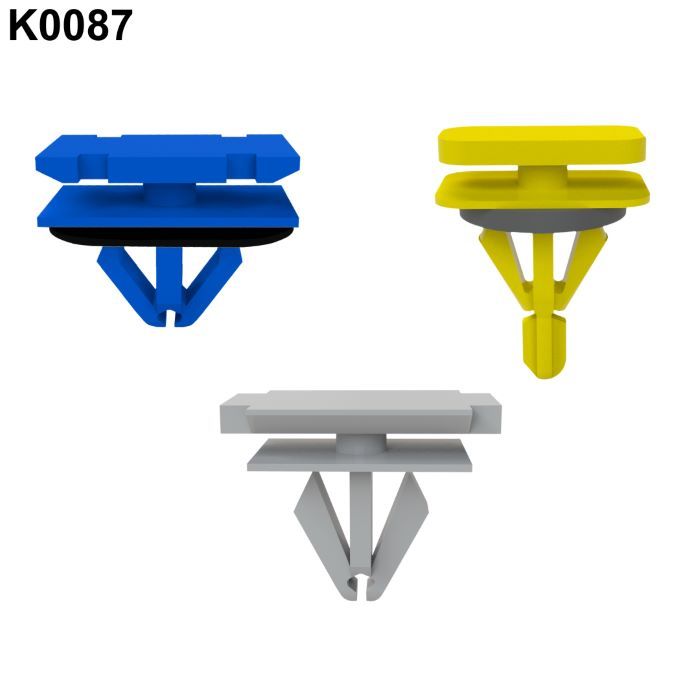 15 Grampo Moldura Ponta Parachoque Traseiro  • Tracker Nova 2020 2021 2022 2023 2024 Cod. 11588818 53380335AP 15864780