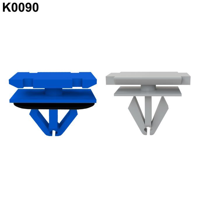 12 Grampo Moldura Paralama Dianteiro Traseiro  Tracker Nova (14/24) Cod. Orig. 11571175  19352782  53380335AP  11588818