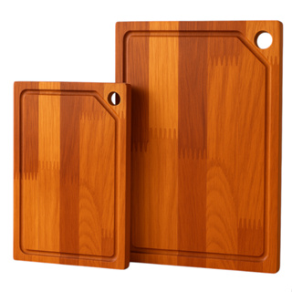 Kit 2 Tábuas de Carne e Churrasco em Madeira – Ideais para Cortar Carnes, Petiscos e Legumes em Oferta na Shopee