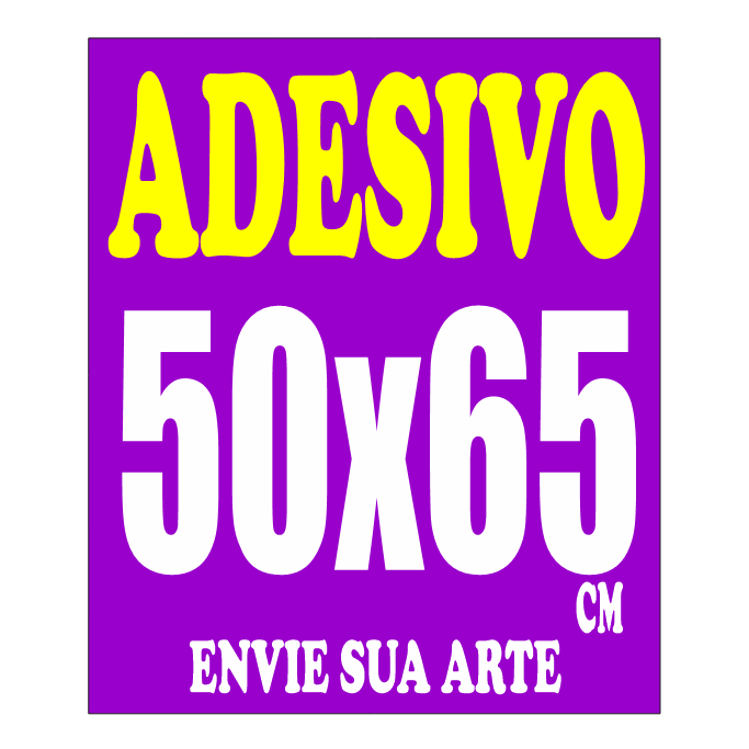 Adesivo I Envie sua Arte I 50x65cm
