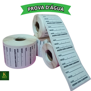 1.000 Etiqueta Validade Congelamento BOPP para Manipulação de Alimento Anvisa 50x30mm a Prova D'água em Oferta na Shopee