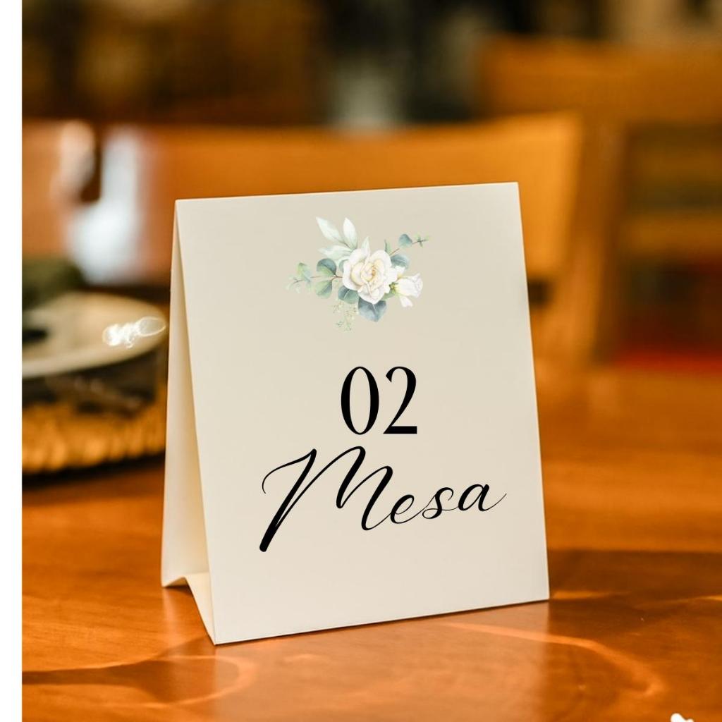 Cartão Display de Mesa Personalizado – Agradecimento para Eventos, Casamentos e Festas