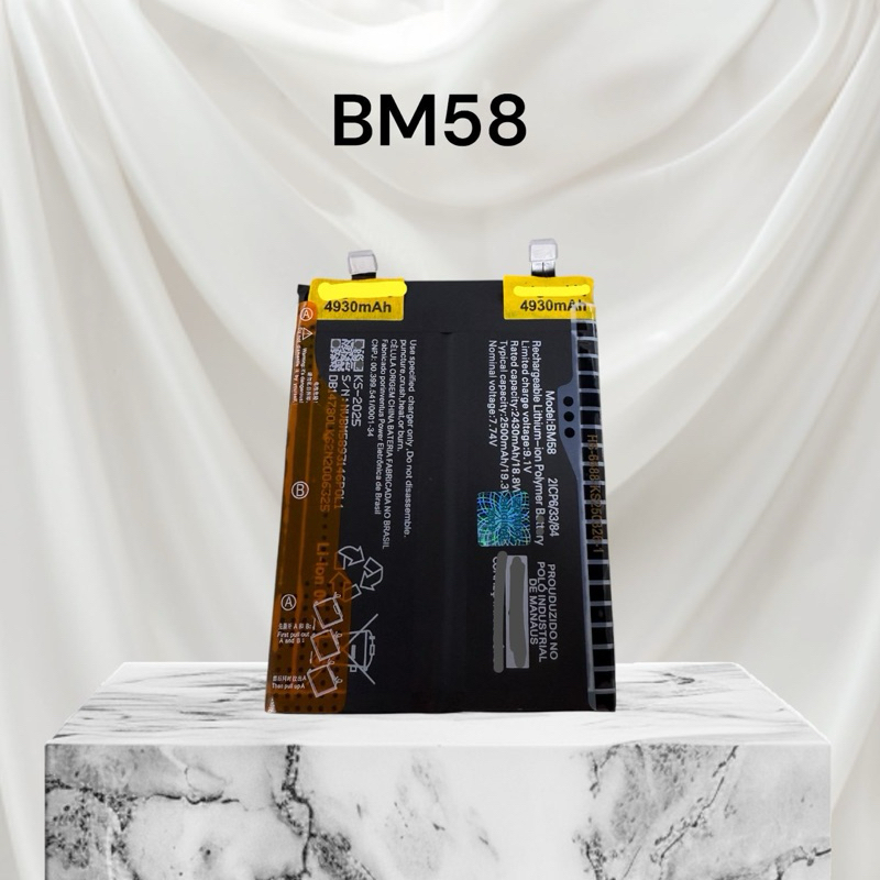 BAT COMPATIVAL 11T PRO 5G (BM58) ORI NOVA COM GARANTIA 30 DIA