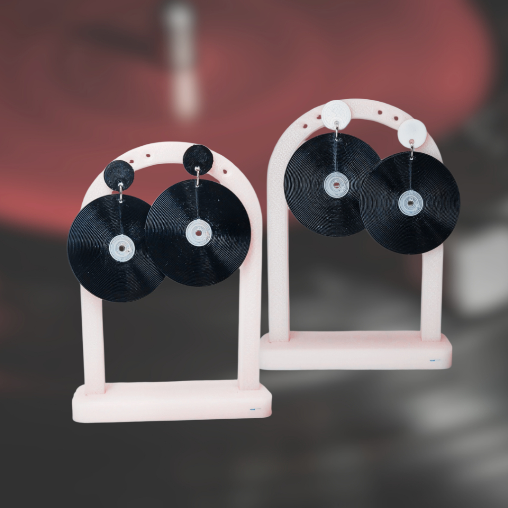 Brinco Retrô de Disco de Vinil