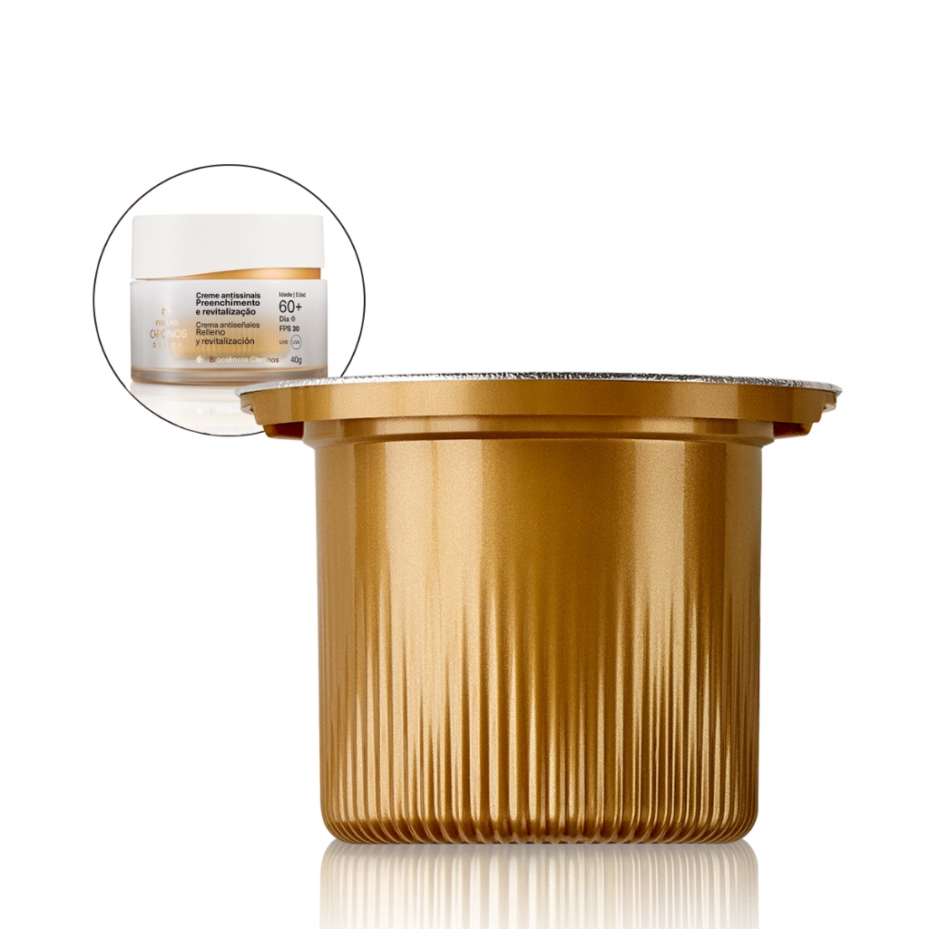 Refil Creme Antissinais Preenchimento e Revitalização 60+ Dia Chronos Derma 40 g