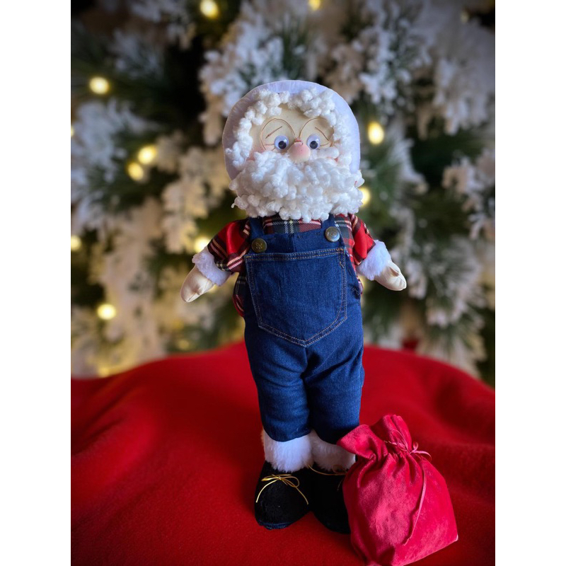 papai noel 60cm papai noel artesanal papai noel decoração natal boneco papai noel decoração natalina santa mamãe noel