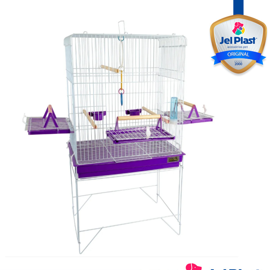 Viveiro Grande Confort Para Calopsitas Ring Neck Red Rumped Papagaio Aves Mansas Livres Completa Jel Plast em Oferta na Shopee