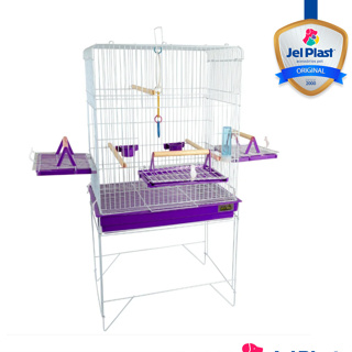 Viveiro Grande Confort Para Calopsitas Ring Neck Red Rumped Papagaio Aves Mansas Livres Completa Jel Plast em Oferta na Shopee