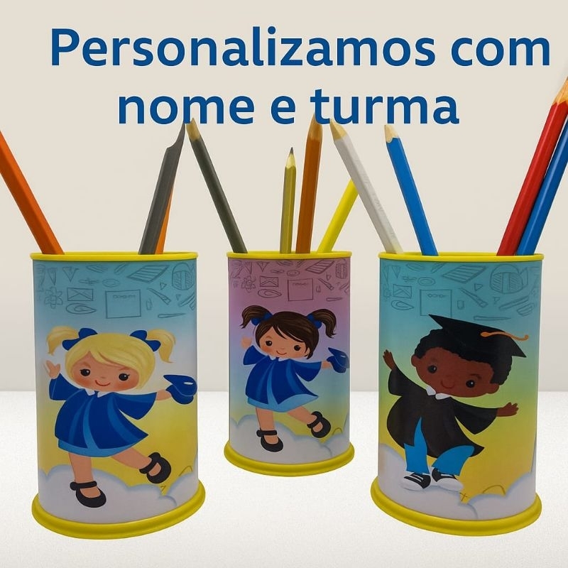 Porta lápis Formatura abc infantil- Cofrinho Formatura- Abc- Abc infantil- Lembrancinhas personalizadas- Natal- Escola