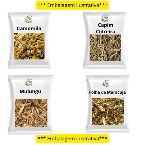 Blend Relax  (Camomila + Capim Cidreira + Mulungu + Folha de Maracujá)