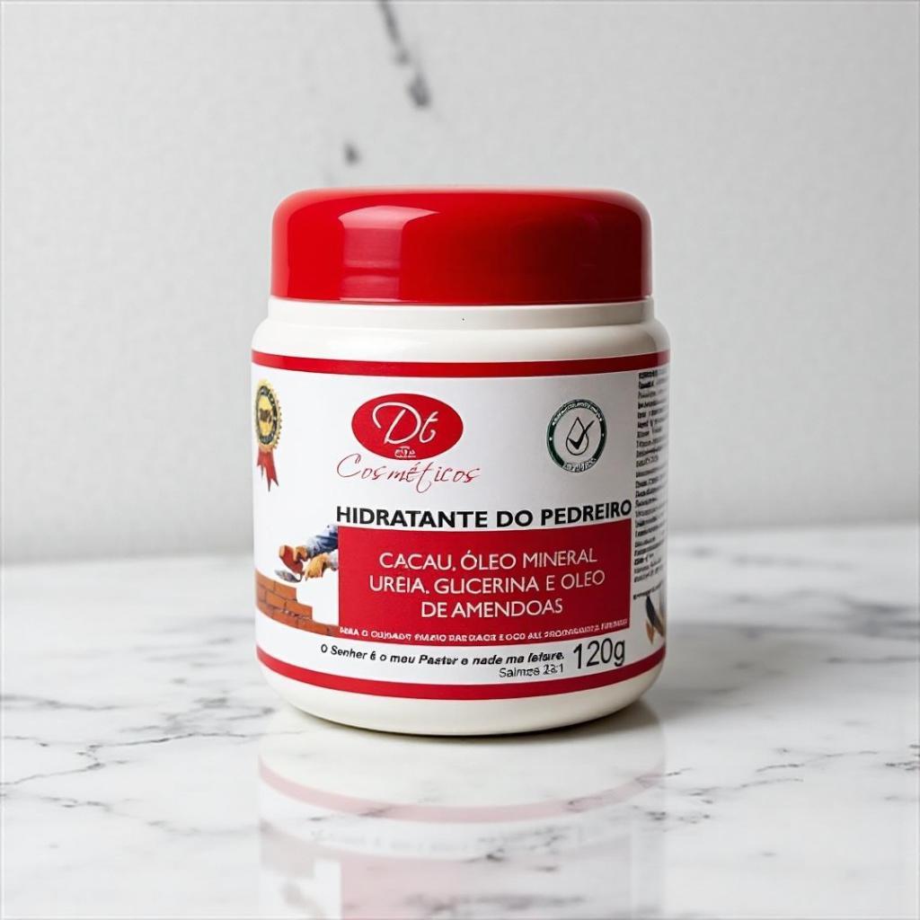 Creme Hidratante Do Pedreiro 120Gr Para Pés Mãos E Cotovelos Ressecados NÚMERO 1 PARA PÉS RACHADOS