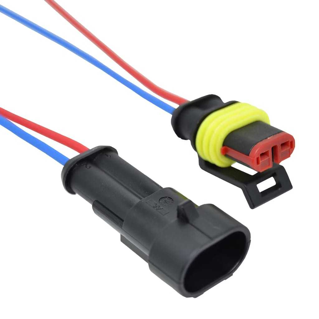 Conector Chicote Automotivo 2 Vias Selado Impermeável Prova D'agua em Oferta na Shopee