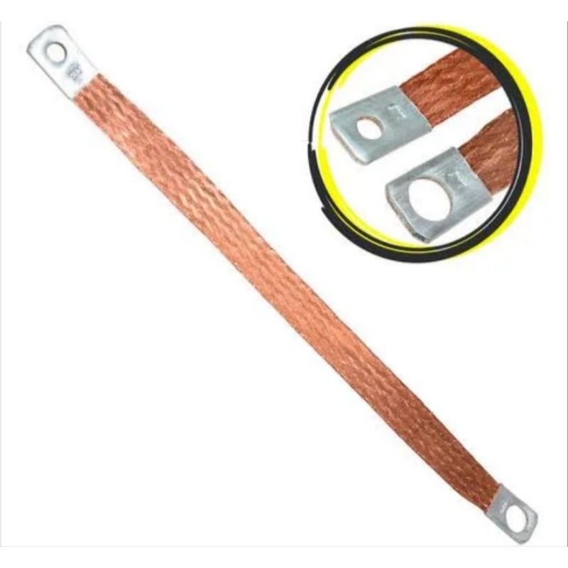 Cordoalha Bateria 30cm 2 Ponteiras Universal AMS Kombi/Fusca