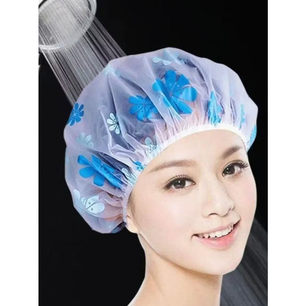 Kit 12 Toucas Para Banho Com Elástico Impermeável Tintura Hidratação Várias Estampas em Oferta na Shopee