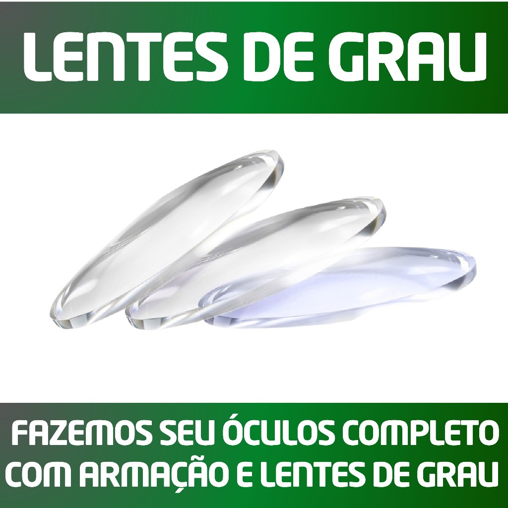 Par Lentes de grau completo óculos com hipermetropia miopia astigmatismo