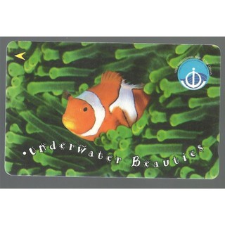 Cartão telefonico de SINGAPURA  ** UNDERWATER BEAUTIER **   Telecartofilia internacional de Singapura