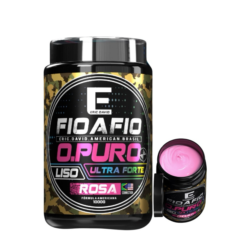 Alisamento Masculino Fio a Fio Liso Definitivo O Puro 1Kg para Homens