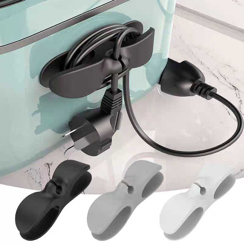 Kit 9 Suporte  Do Cabo Clipe Universal O Invólucro Organizador Para Cabos De Armazenamento De Mixer Liquidificador