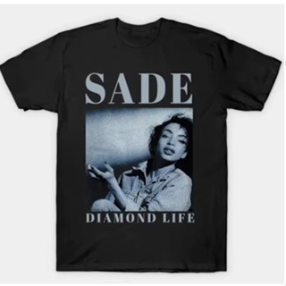Camiseta Camisa Blusa Algodão Unissex Cantora Sade Lançamento Diamond life em Oferta na Shopee