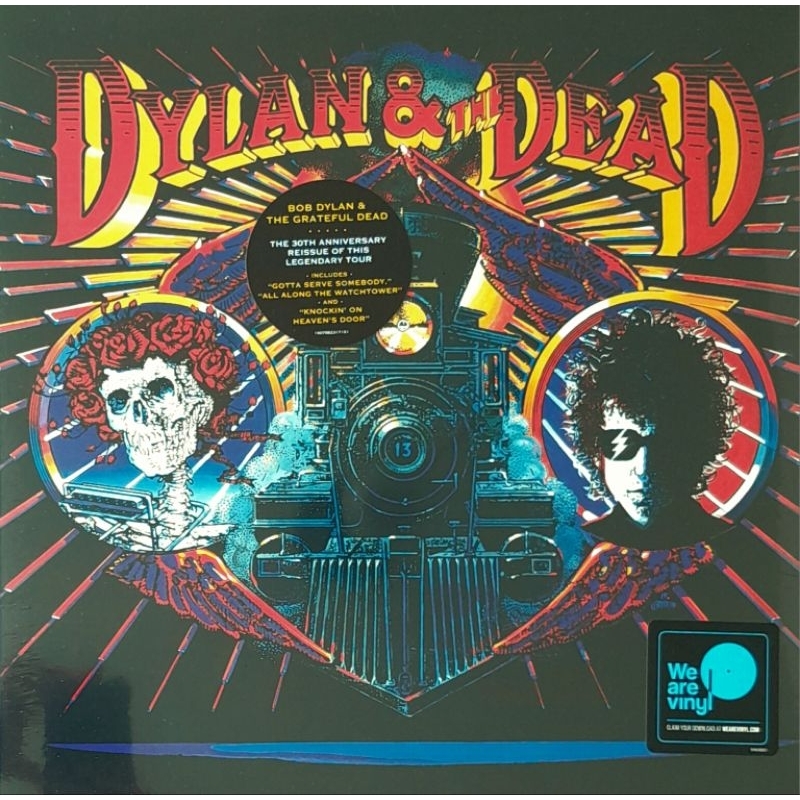 Dylan & The Dead-lp importado-LACRADO-vinil-Bob Dylan-Grateful Dead