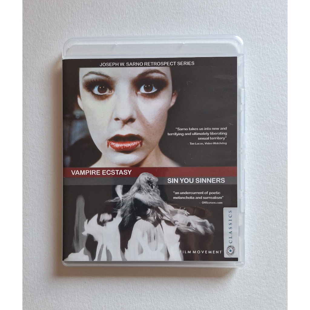 Filme Blu-ray - Vampire Ecstasy + Sin You Sinners - Joseph W. Sarno (Film Movement)
