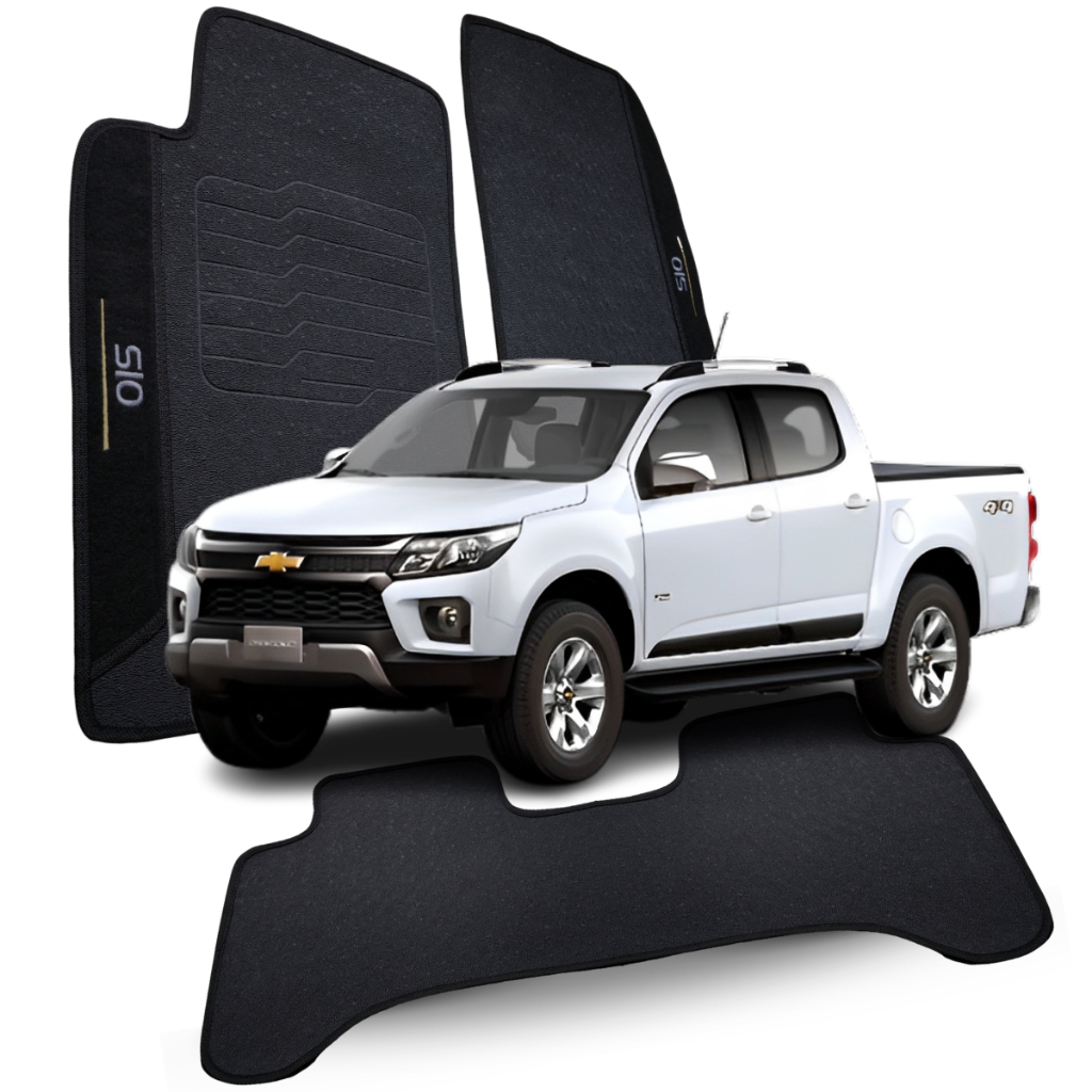 Tapete Borracha Chevrolet S10 LS, LT, Midnight, Z71, LTZ, High Country Ano 2024 2025...em Diante em Oferta na Shopee