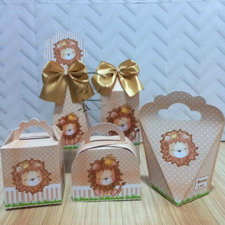 Kit Personalizados Leãozinho / Lembrancinha / Aniversário