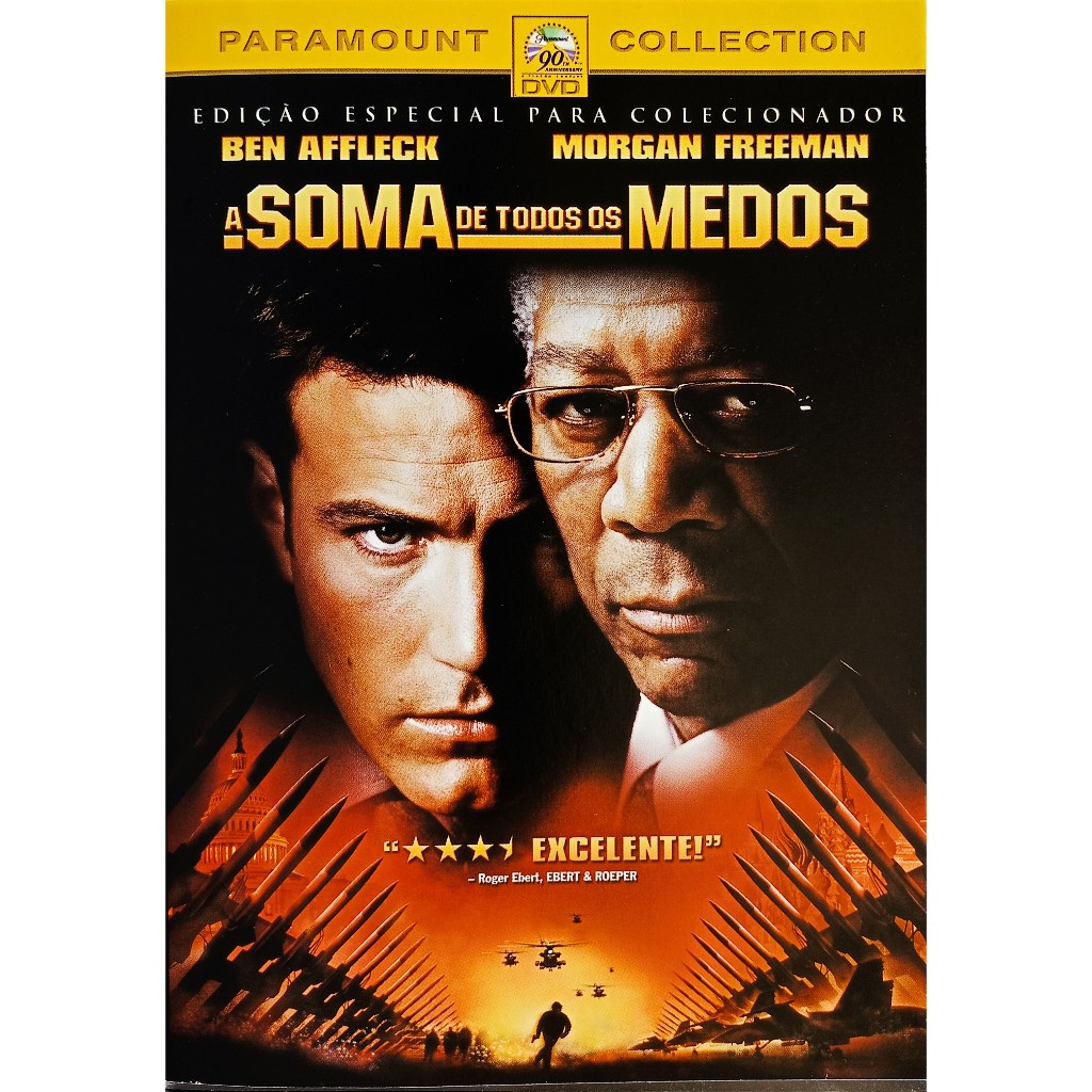 Dvd A Soma De Todos Os Medos - Ben Afleck Morgan Freeman