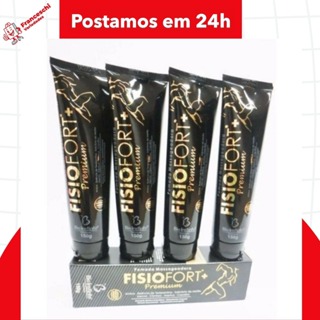 01/02/04 Pomadas FISIOFORT Premium pomada massageadora pomada para dores original promoção. em Oferta na Shopee