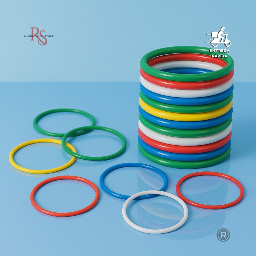 20 a 70 Argola Coloridas Plástico Brincadeiras de Arremesso Festas Junina Prendas Cores Sortidas