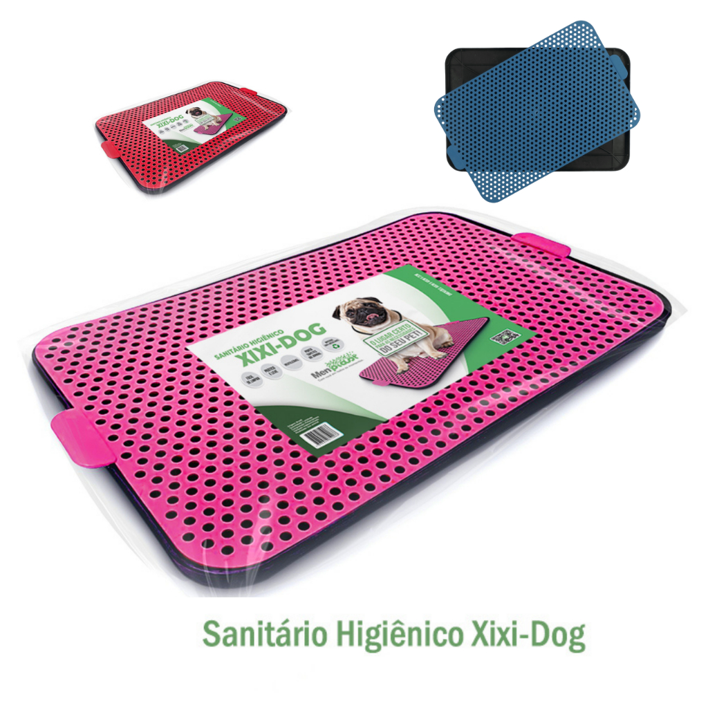 Sanitário Canino Grande  Higiênico Para Cães Xixi Dog Lavável Banheiro Acessório Pet