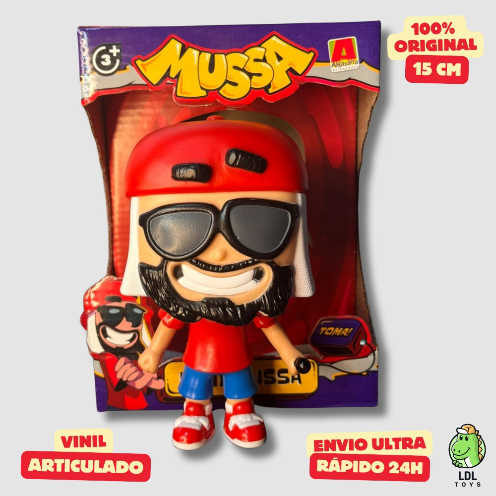 Boneco Vinil Mussoumano Gamer Articulado Youtuber 15cm Algazarra em Oferta na Shopee