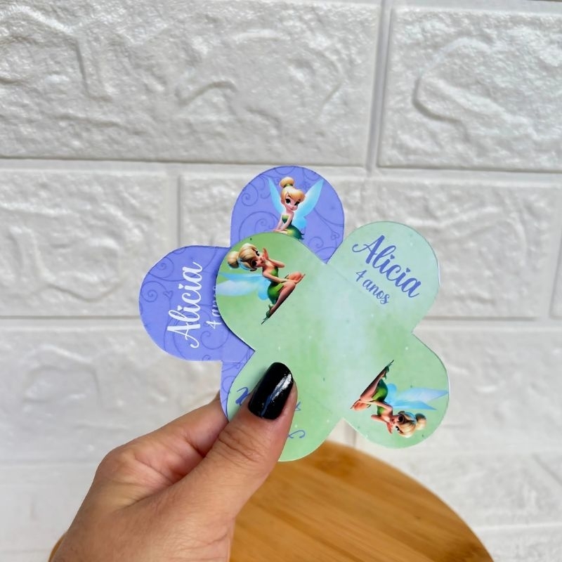Forminha de doce brigadeiro personalizada Tinker Bell Sininho