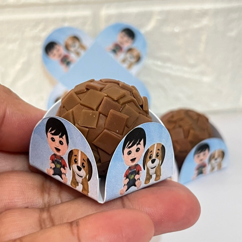 Forminhas para Doces Bento e Totó -Forminha Personalizada Bento e Totó – Lembrancinha de Festa Infantil - decoração