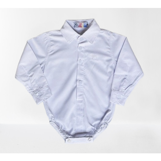 Roupa Para Menino Camisa Social Body Batizado Bebê Menino