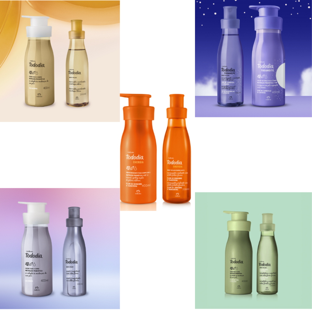 Kit Tododia: hidratante corporal + body splash