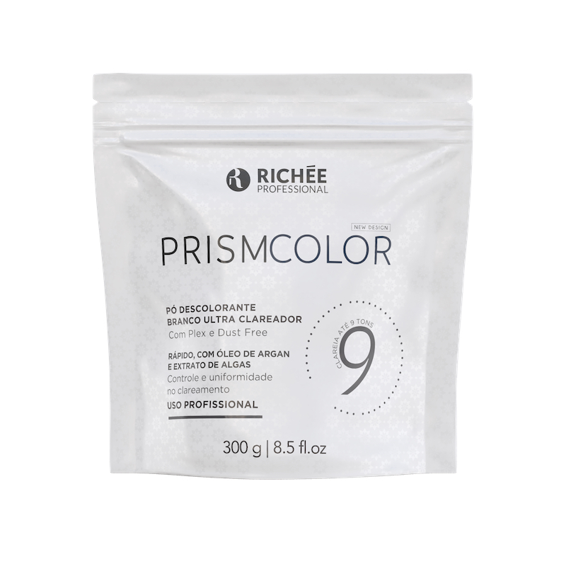 Richée Prismcolor Pó Descolorante Premium Clareador Branco com Plex Rápido 300g em Oferta na Shopee