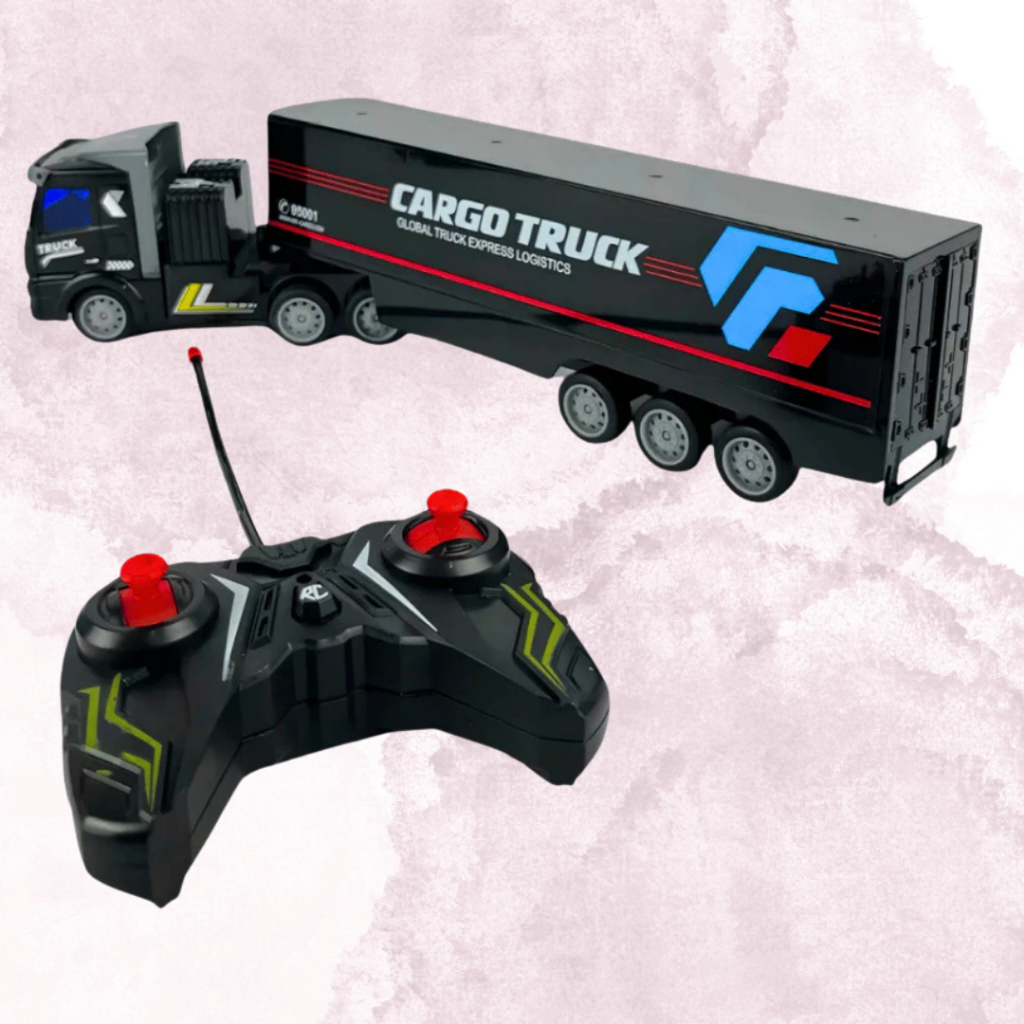 Carrinho Controle Remoto Caminhão Cargo Truck Recarregável por USB — imagem 2 de 2
