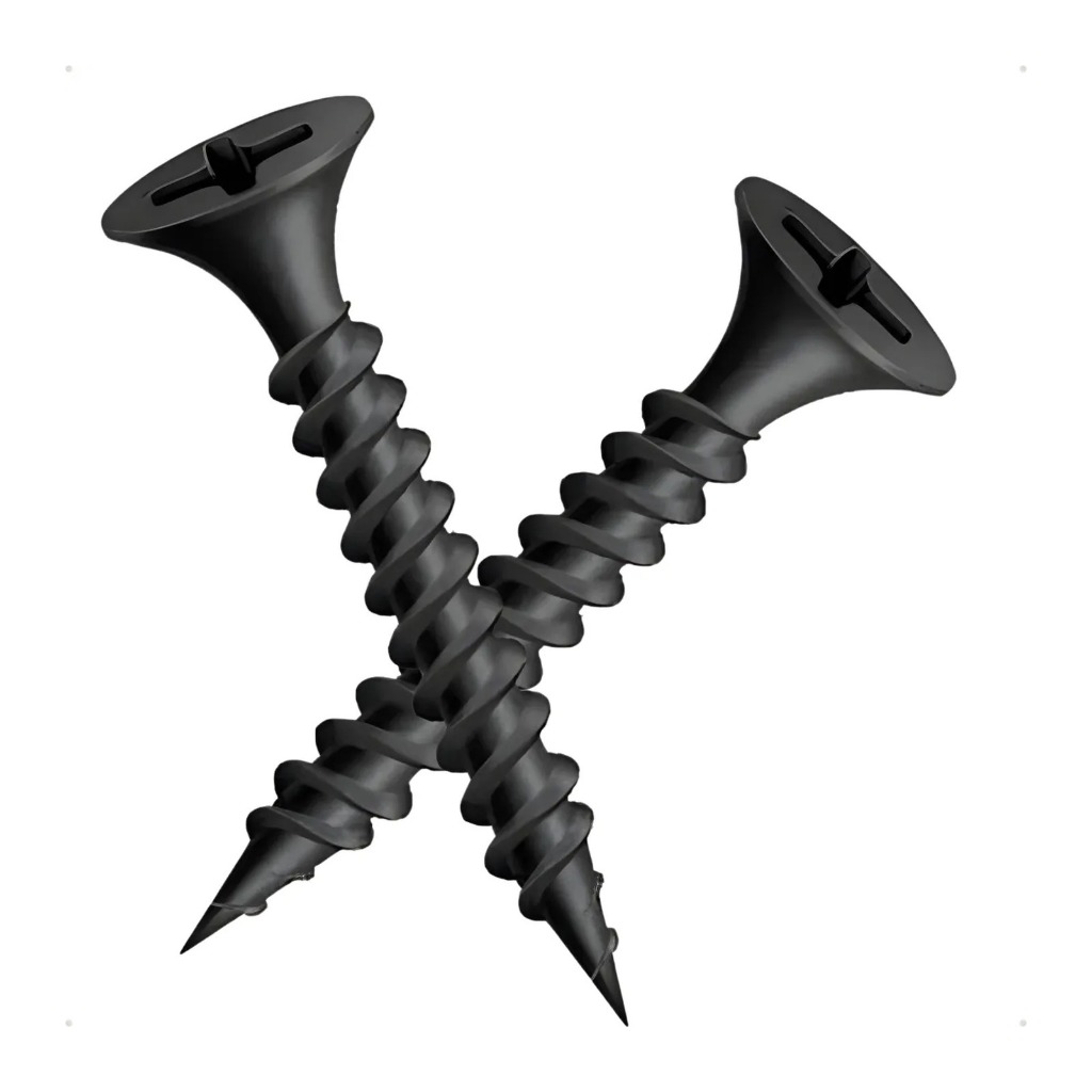 Parafusos Drywall GN25 3,5×25mm PA Cabeça Trombeta – Pega & Fix | Fosfatizado Preto em Oferta na Shopee