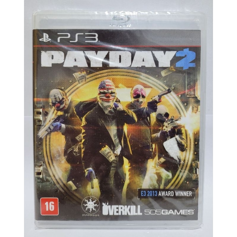 PayDay 2, ( NOVO LACRADO ) jogo original para ps3 mídia física