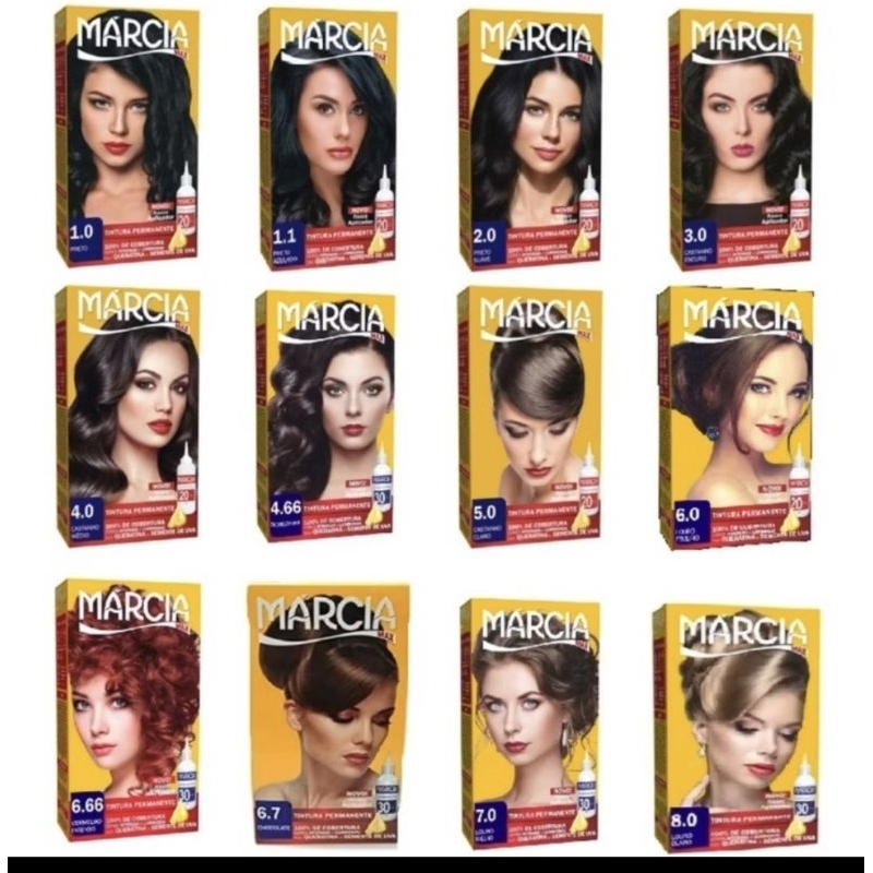 KIT 02 UNIDADES TINTURA MÁRCIA / ESCOLHA SEU KIT: em Oferta na Shopee