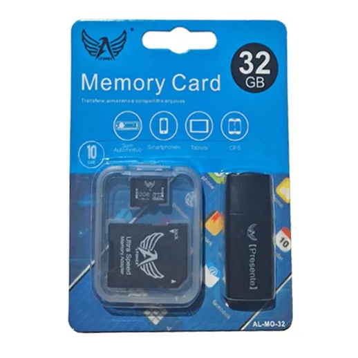 kit 10/6 Cartão De Memória 32gb Classe 10 Al-mo-32 Altomex em Oferta na Shopee