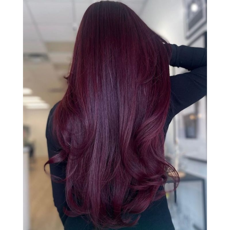 telas cabelo bio humano russo misto LINHA AA com tic tac o tiara de silicone marsala (escolher no chat)