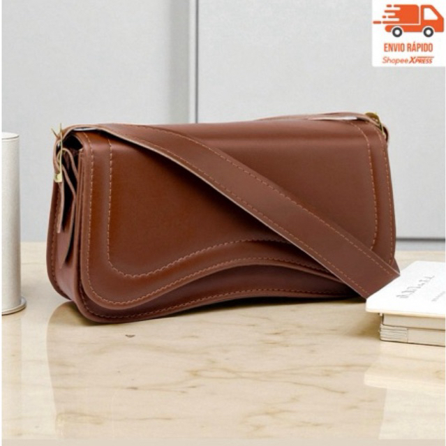 Bolsa Feminina Baguete de Ombro Modelo Primeira Linha Disponível para Envio em Oferta na Shopee