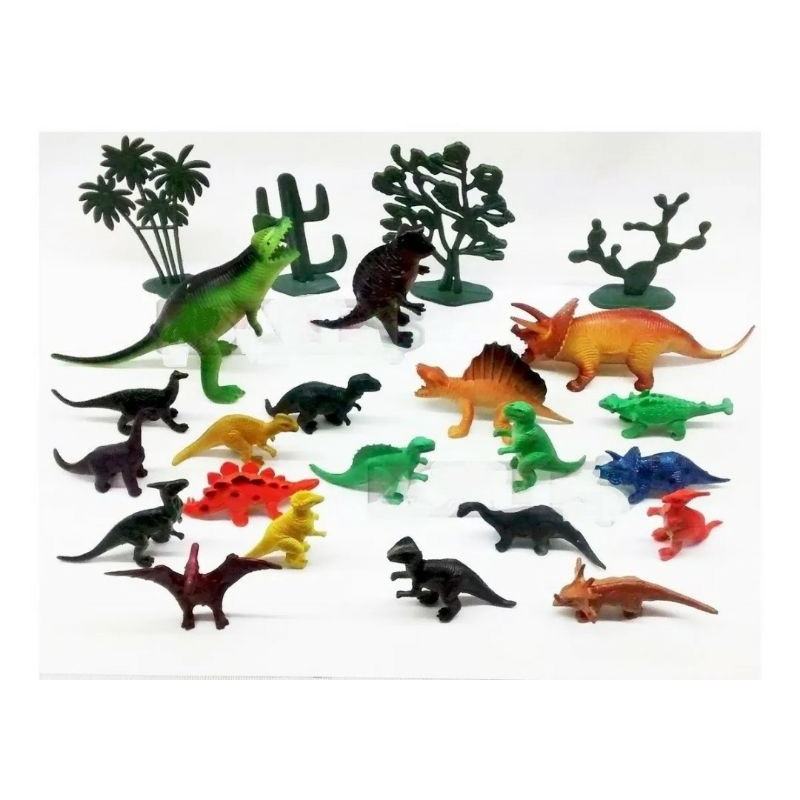 Kit 12 brinquedo Dino – Mini Dinossauros Jurassic Park