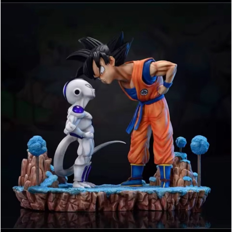 17cm anime dragon ball z figura de ação dbz goku vs frieza figura