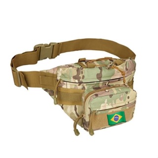 Pochete Masculina Esportiva Com Grande Capacidade/Impermeável/Tática/De Corrida/Viagem/Multifuncional em Oferta na Shopee