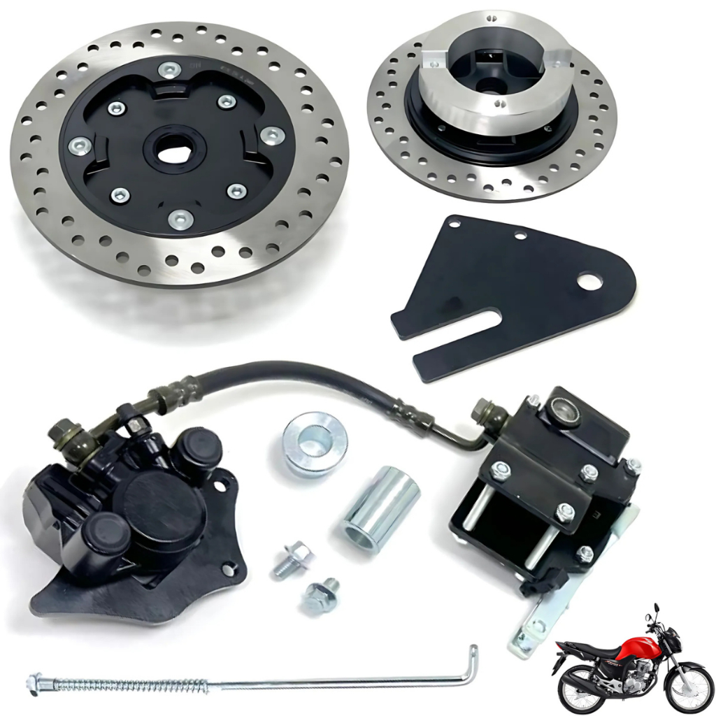 Freio a Disco Traseiro Titan 150 Fan 150 Start Titan 125 Fan 125 2000 a 2024