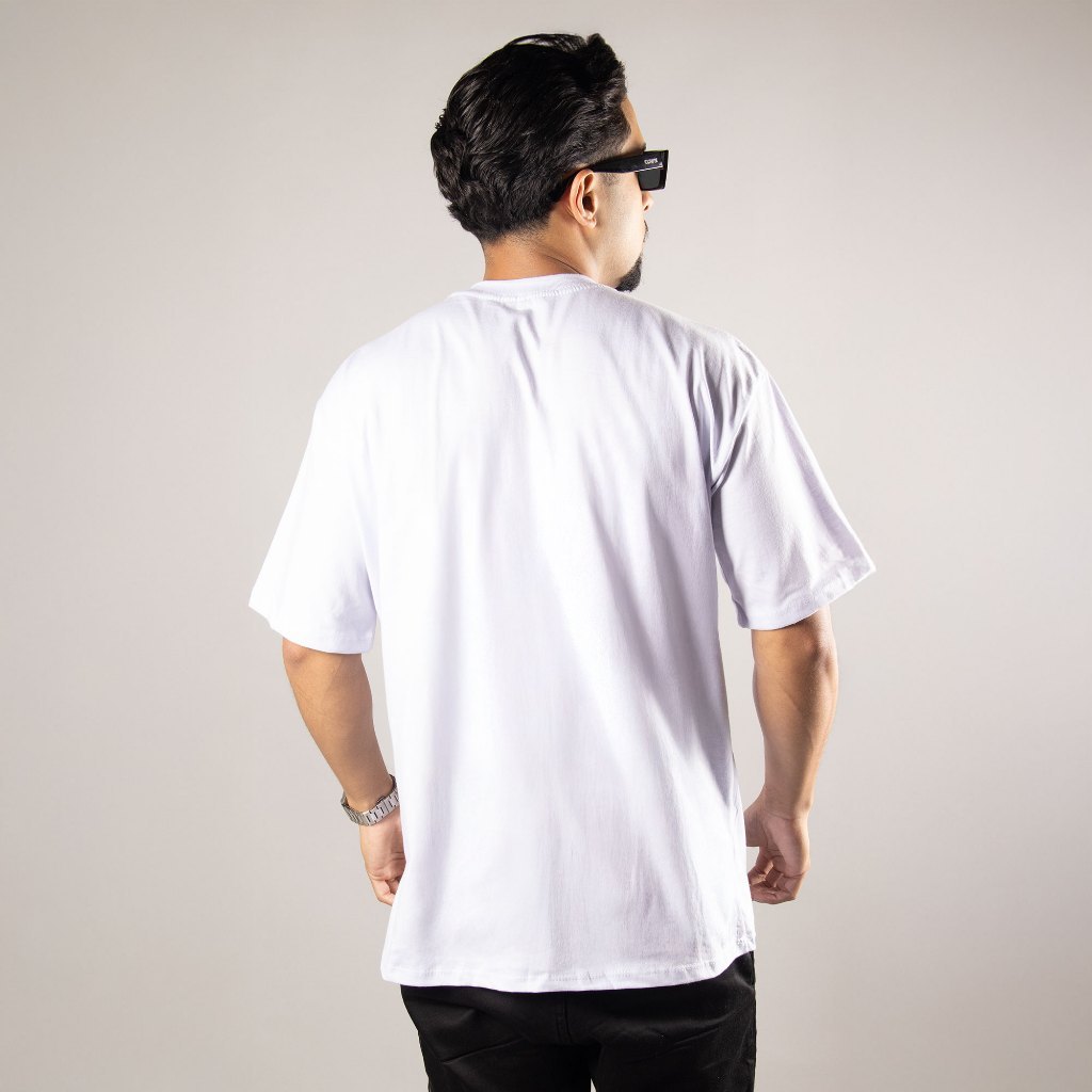 Camiseta Masculina Oversized Lisa Estilo Americano Streetwear 100% Algodão